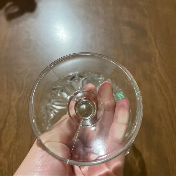 Vintage pedestal cut crystal bowl - Picture 3 of 3